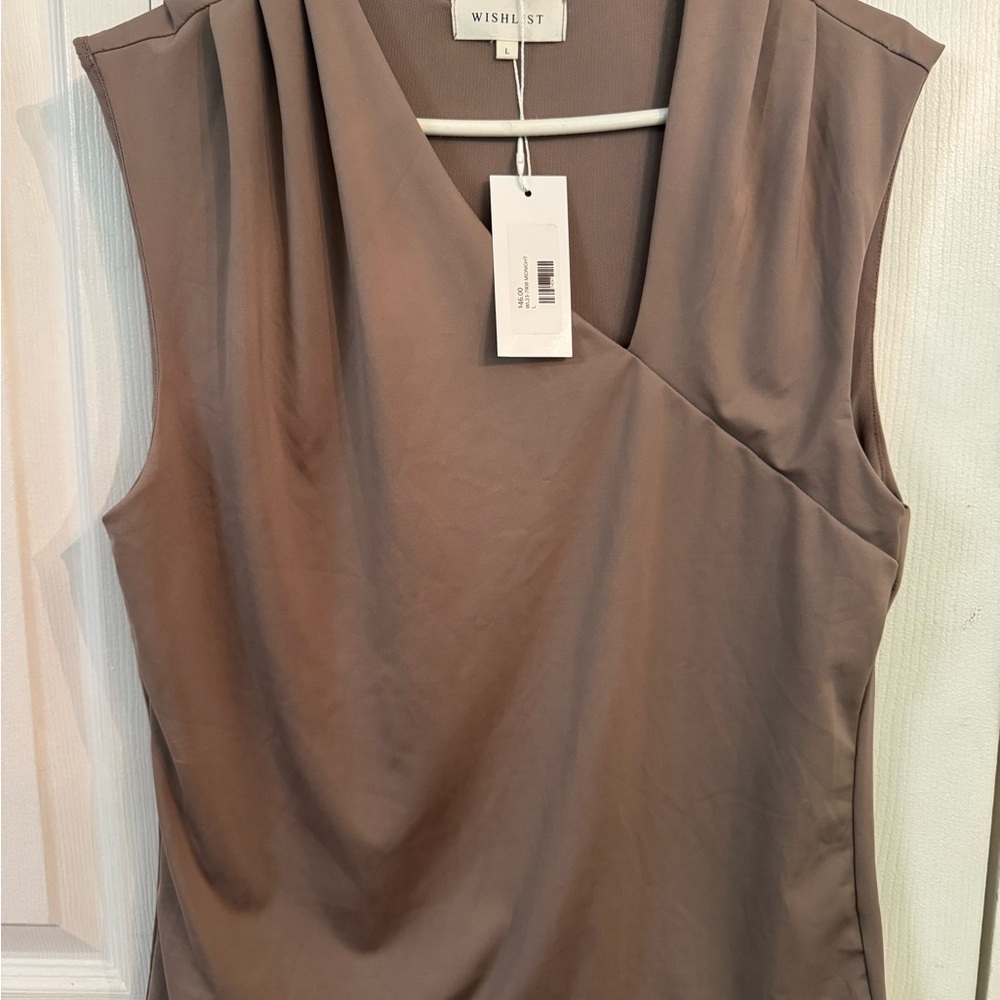 Wishlist Taupe Tank Top